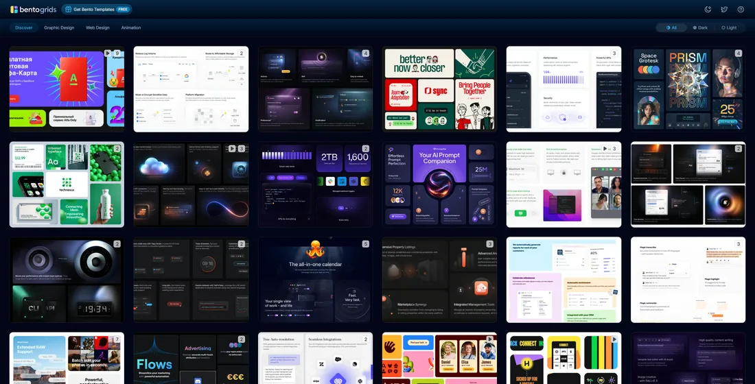 BentoGrids preview