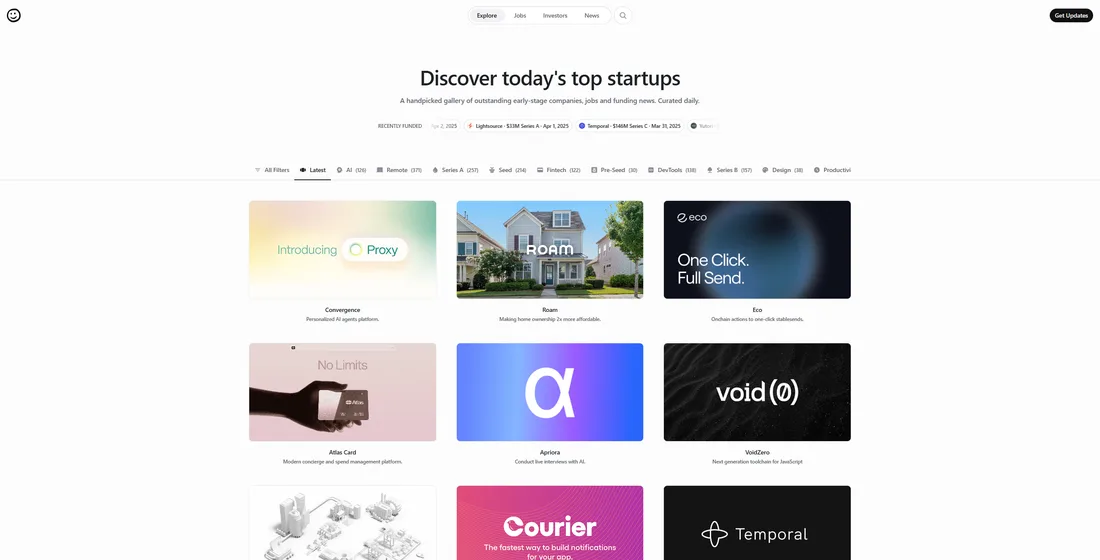 Startups Gallery preview