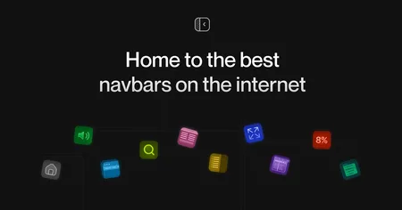 Navbar Gallery (hover view)