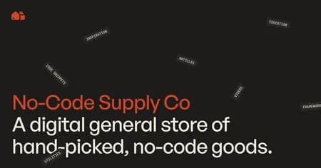 No-Code Supply (hover view)